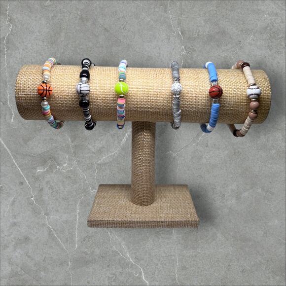 Basketball Star Friendship Bracelet | Playful Sporty for Basketball Fans - Picture 4 of 4